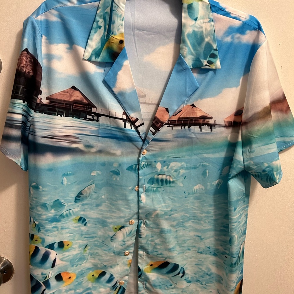 Hawaiian party shirt